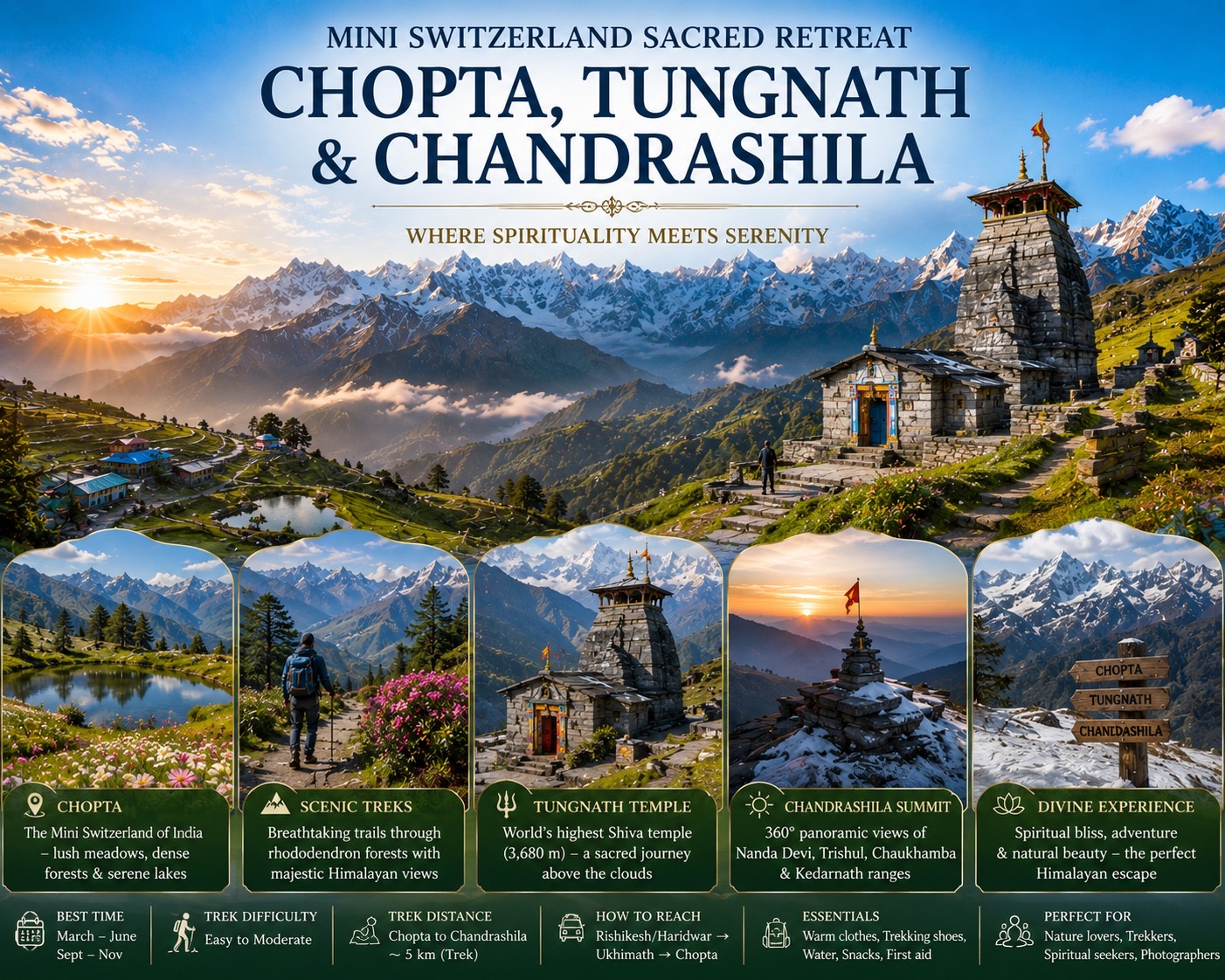 Mini Switzerland Sacred Retreat: Chopta, Tungnath & Chandrashila